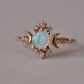 Opal Wandering Star Ring | Magpie Jewellery