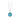 Sterling Silver Necklace with a bright blue background underneath a talisman depicting A Dove gleaming with light