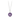 Sterling Silver Talisman With a violet background under a talisman depicting a gleaming dove
