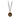 Bronze Necklace with a talisman depicting a dove.