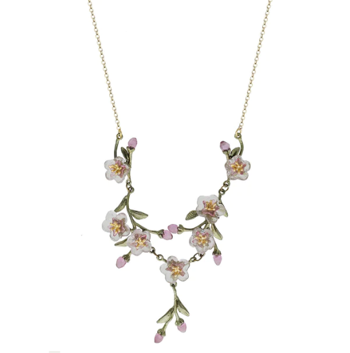 Peach Blossom Statement Necklace