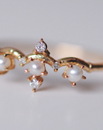 Pearl Winter Waltz Ring