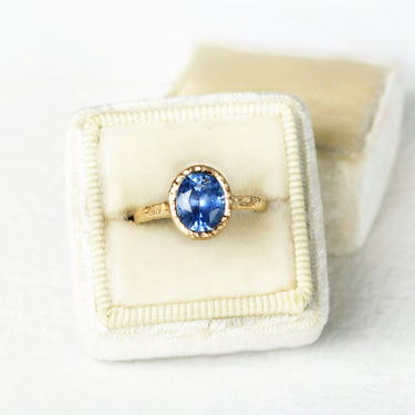 Periwinkle Blue Sapphire Solitaire