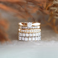 Seven-Diamond Anniversary Band - Magpie Jewellery