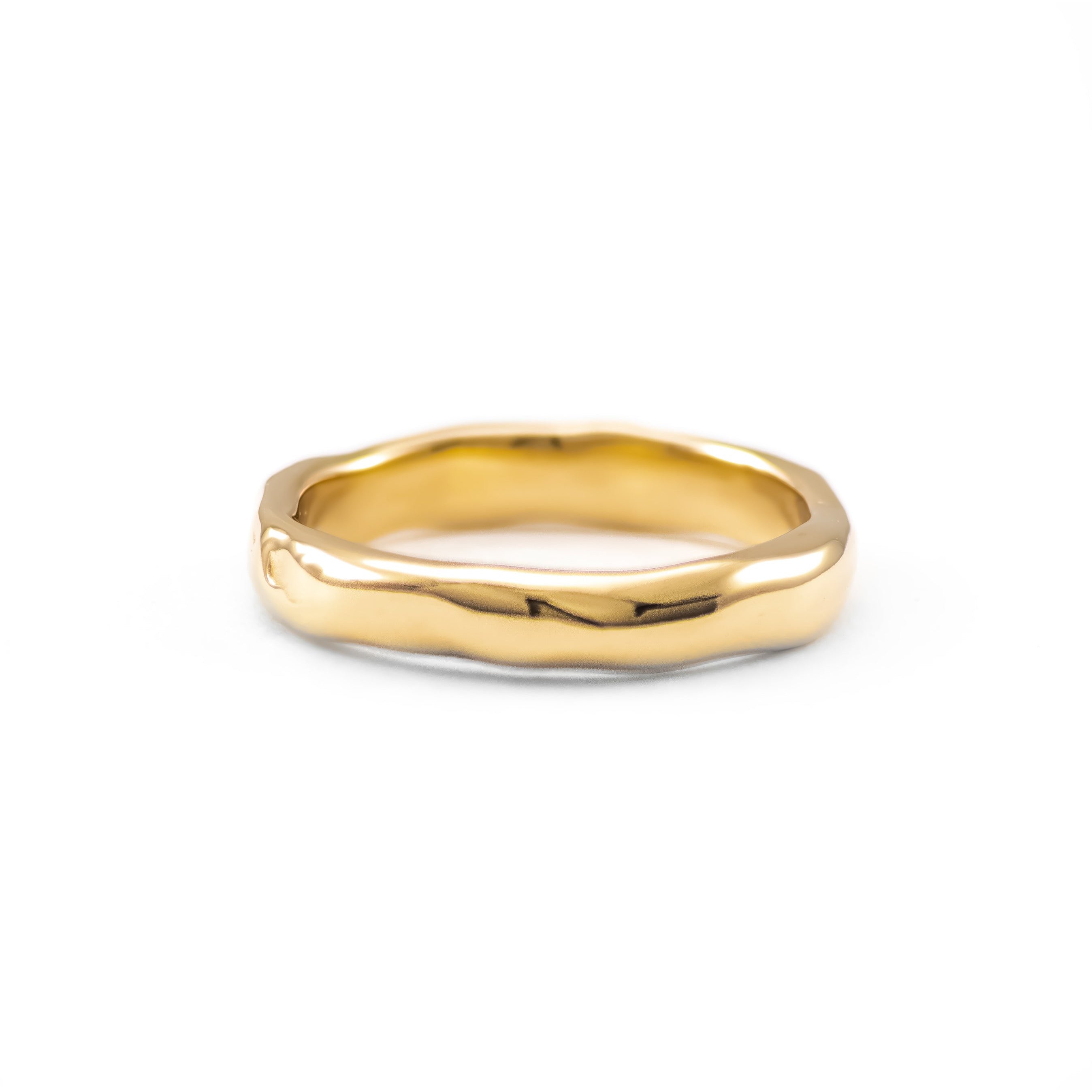 Medium Melt Gold Band | Magpie Jewellery