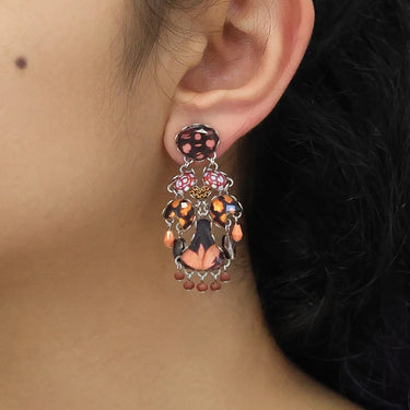 Rosy Clay Set, Rosava Earrings