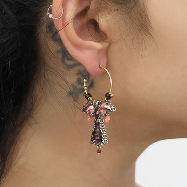 Rosy Clay Set, Rosocoa Earrings