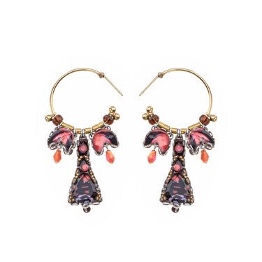Rosy Clay Set, Rosocoa Earrings