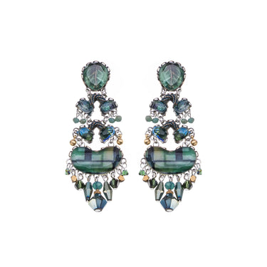 Emerald Reflection Set, Auralis Earrings