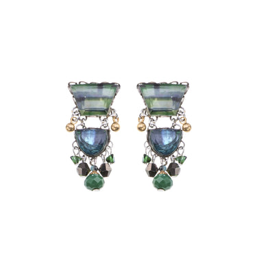 Emerald Reflection Set, Everelle Earrings