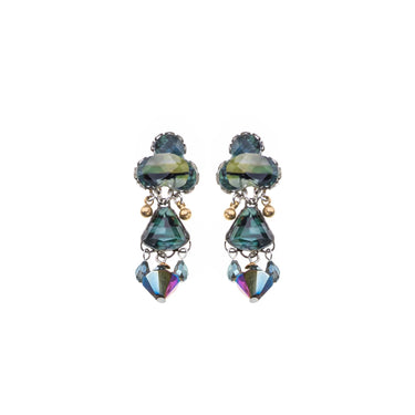 Emerald Reflection Set, Luniverde Earrings