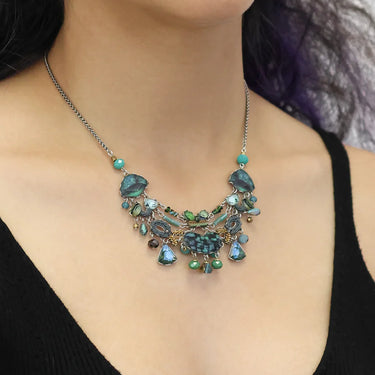 Emerald Reflection Set, Sylmera Necklace