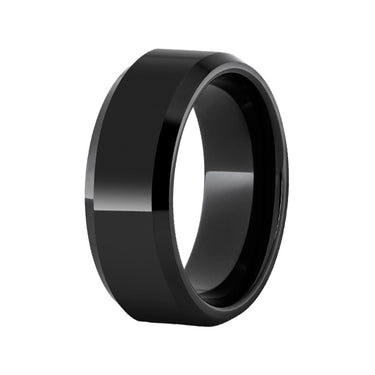 Black Diamond Ceramic Beveled Edge Band