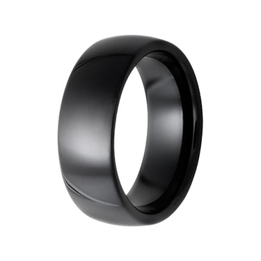 Black Diamond Ceramic Domed Band
