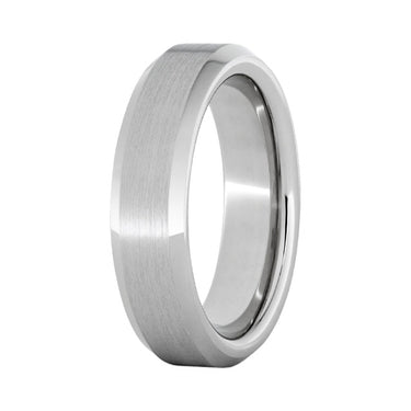 Serinium® Beveled Edge Band with Satin Finish