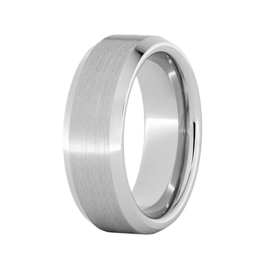 Serinium® Beveled Edge Band with Satin Finish