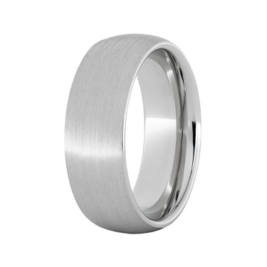 Serinium® Domed Band with Satin Finish