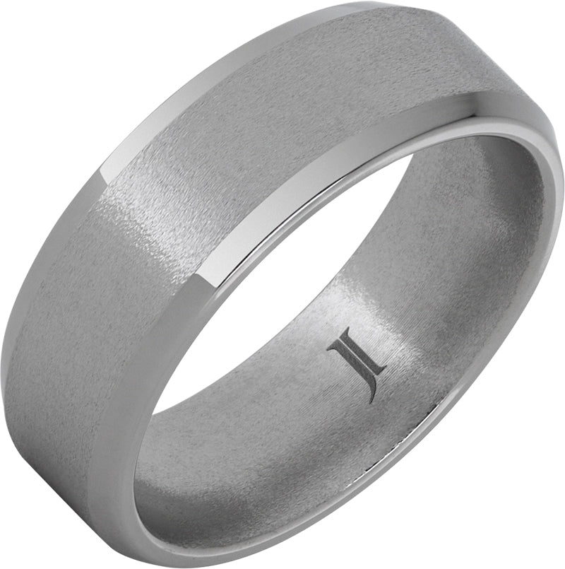 AEROSPACE GRADE TITANIUM™ RING WITH STONE FINISH