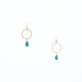 Rhea Earrings in turquoise