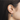 Sterling silver drop earrings with sterling silver posts | On model
