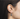 Sterling silver drop earrings with sterling silver posts | On model
