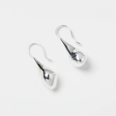 Sterling silver drop earrings with sterling silver posts