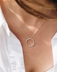 Twig Infinity Pendant Necklace
