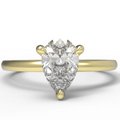 14k Gold Sula Lab-Grown Pear-Shaped Diamond Solitaire | Magpie Jewellery