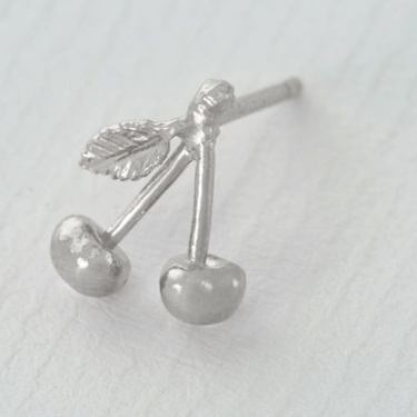 Cherry Single Stud Earring | Magpie Jewellery