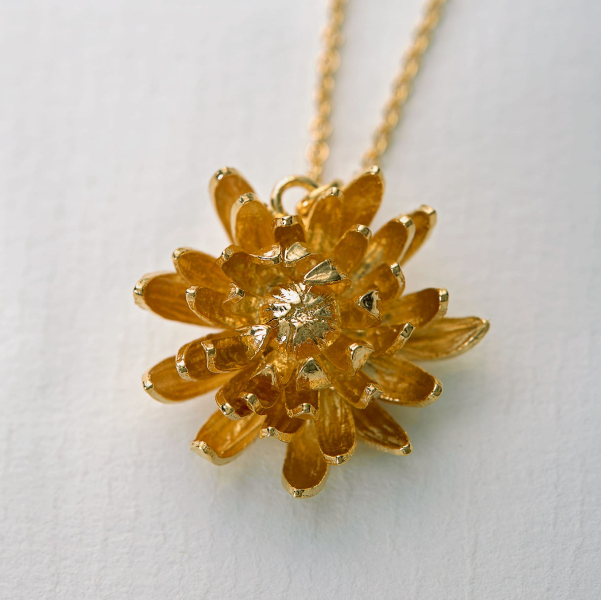 Chrysanthemum Pendant Necklace | Magpie Jewellery