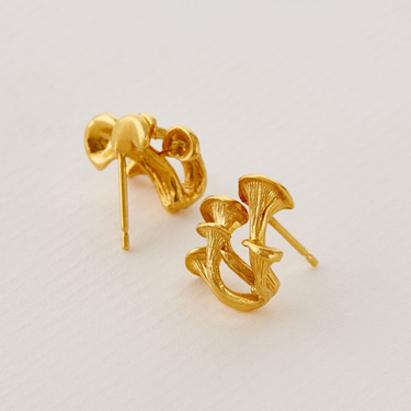 Clustered Mushroom Stud Earrings