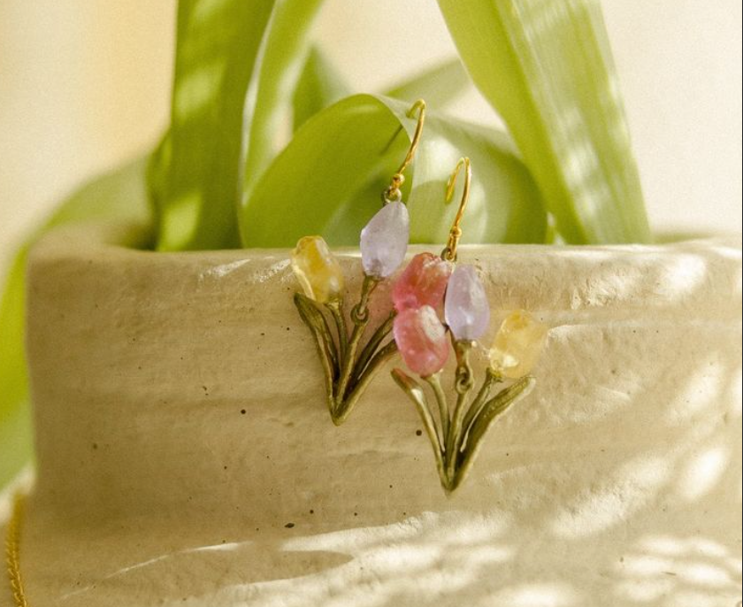 Tulip Drop Earrings | Magpie Jewellery