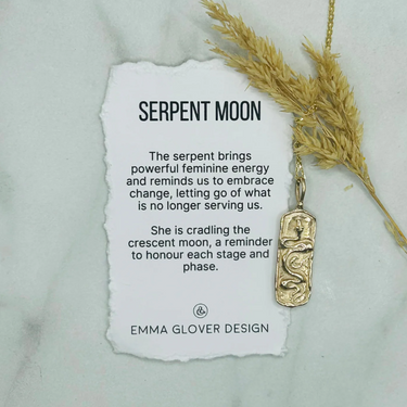 Serpent Moon Pendant
