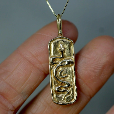Serpent Moon Pendant