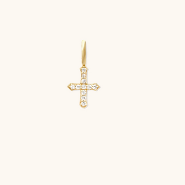 Cross Charm - CZ