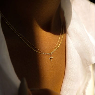 Cross Charm - CZ