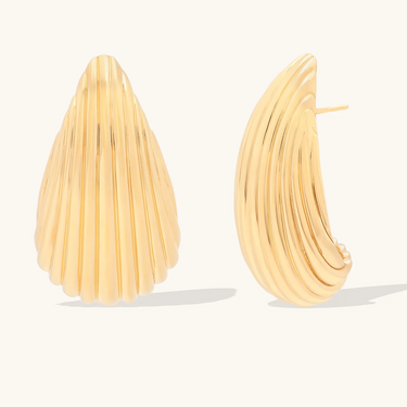 Shell Statement Earrings