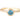 Shimmering dream Band , 14k yellow gold , .70ct teal sapphire 5.19x5.17mm , 10 natural accent diamonds .05TCW