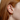 Small Gold plated Brass earrings | on model