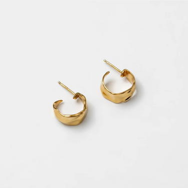 Small Gold plated Brass earrings