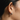 Small Sterling Silver earrings | on model