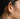 Small Sterling Silver earrings | on model