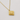 Gold Plated Silver Necklace with a Diamond shaped Pendant  with "Sweet Pea Seeds" written on it