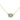 Tourmaline solitaire necklace, 14k yellow gold, .72ct tourmaline, 16" gold chain