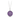Sterling Silver Necklace with a voilet Background under a talisman depicting  a large tree with many leaves and long roots