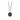 sterling silver necklace including a talisman depicting 2 Daisies connected at their stems