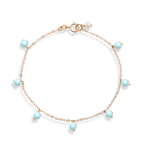 Turquoise Station Bracelet | Magpie Jewellery