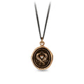 Two Birds encircling a ring and Heart