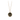 14k Yellow gold talisman Necklace depicting a Butterfly flying over a field of varying flora and plants