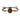 Rainbow Braided Bracelet with a bronze talisman depicting a butterfly flying above a field of various flora and grass